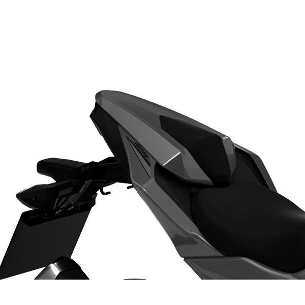 Couverture de siège passager "660 Metallic Spark Black" pour Kawasaki Ninja /Z 125