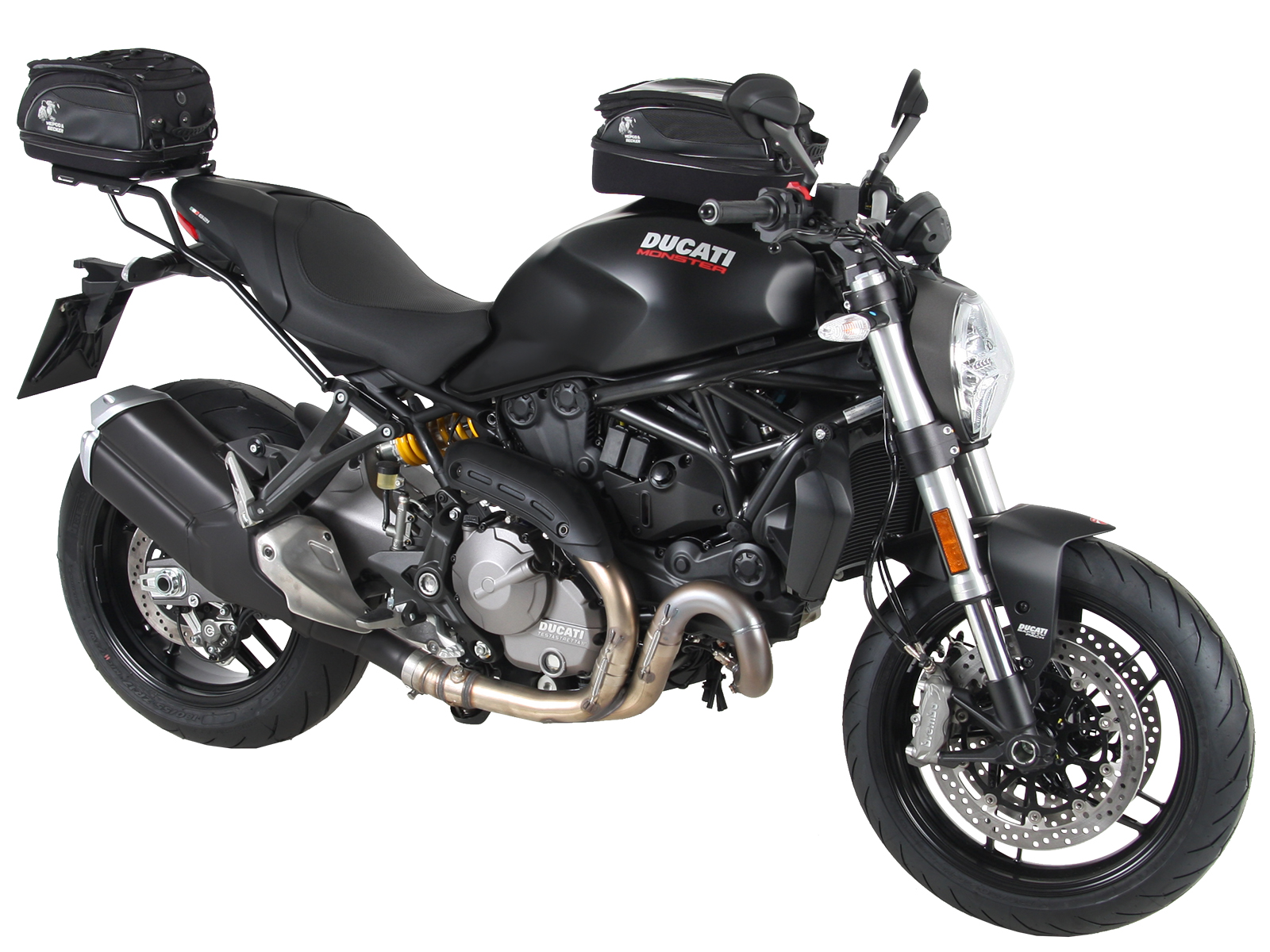 Porte-vélo arrière Smartrack noir pour Ducati Monster 821 (18-20) Hepco & Becker