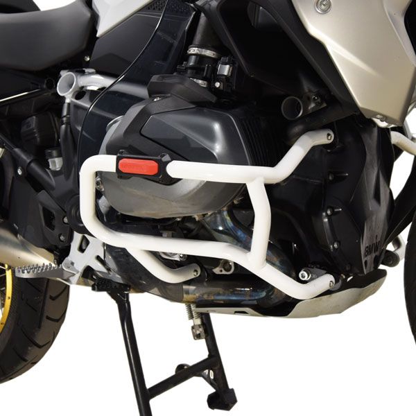 Arceau de sécurité inférieur pour BMW R 1250 GS, acier, blanc