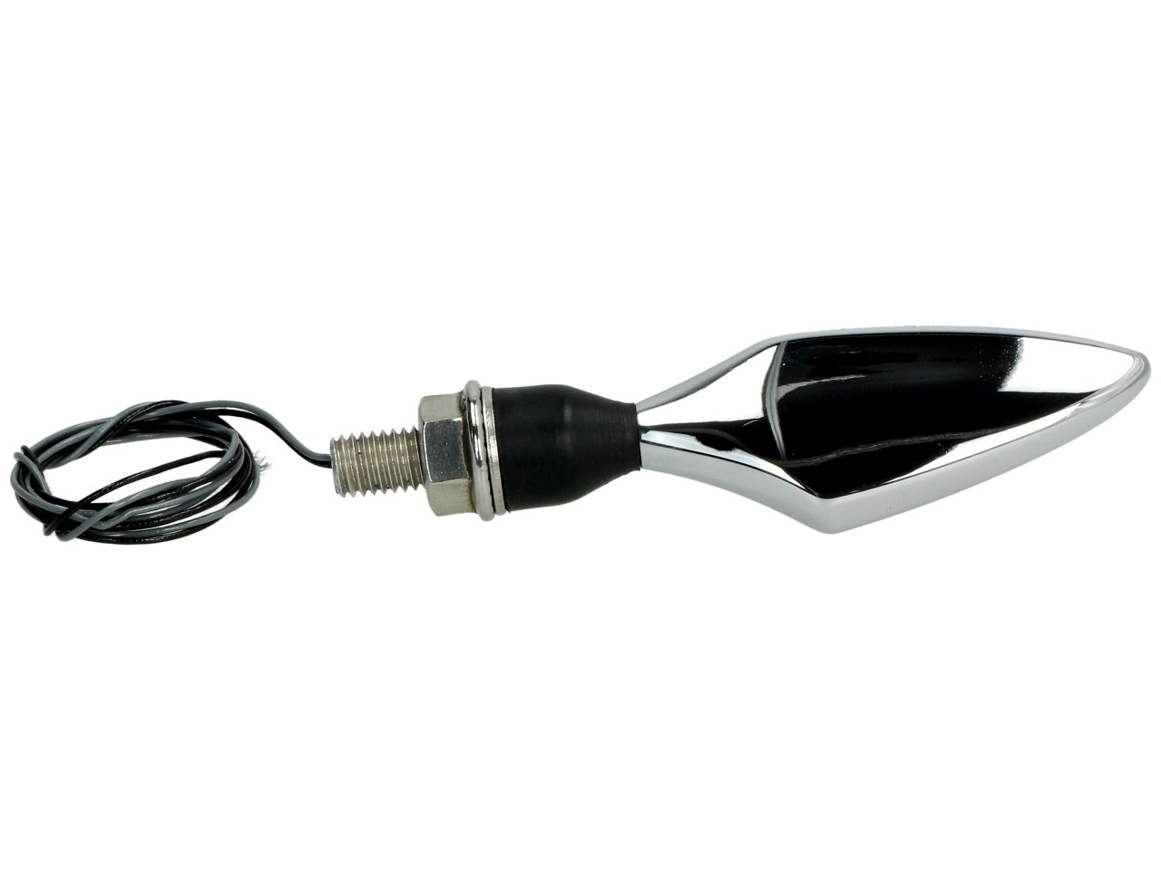 Clignotants Kellermann, Rhombus Extreme, acier, LED, VR/HL, 12 V, chrome brillant, M8x20, homologués E