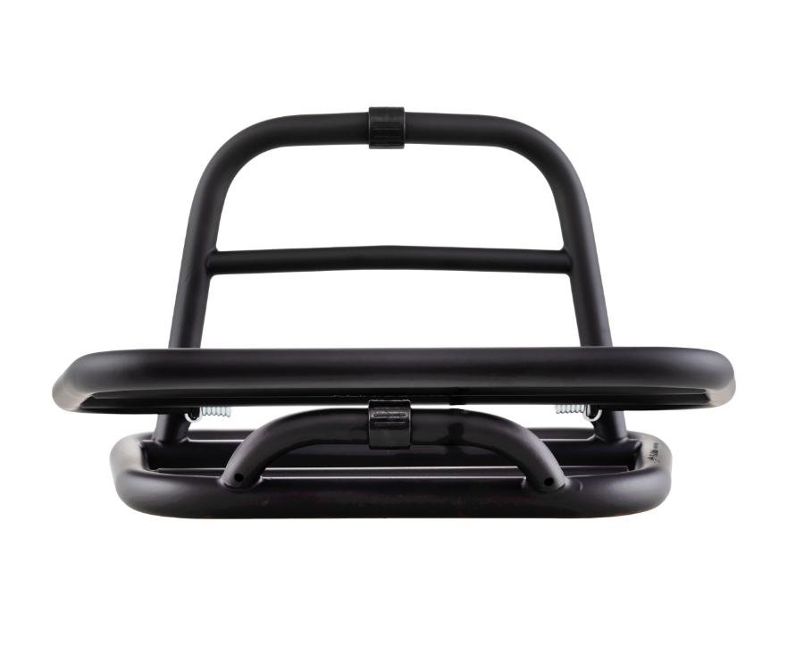 Porte-bagages arrière pour Vespa 946 3V i.e. 125cc, pliable, noir mat