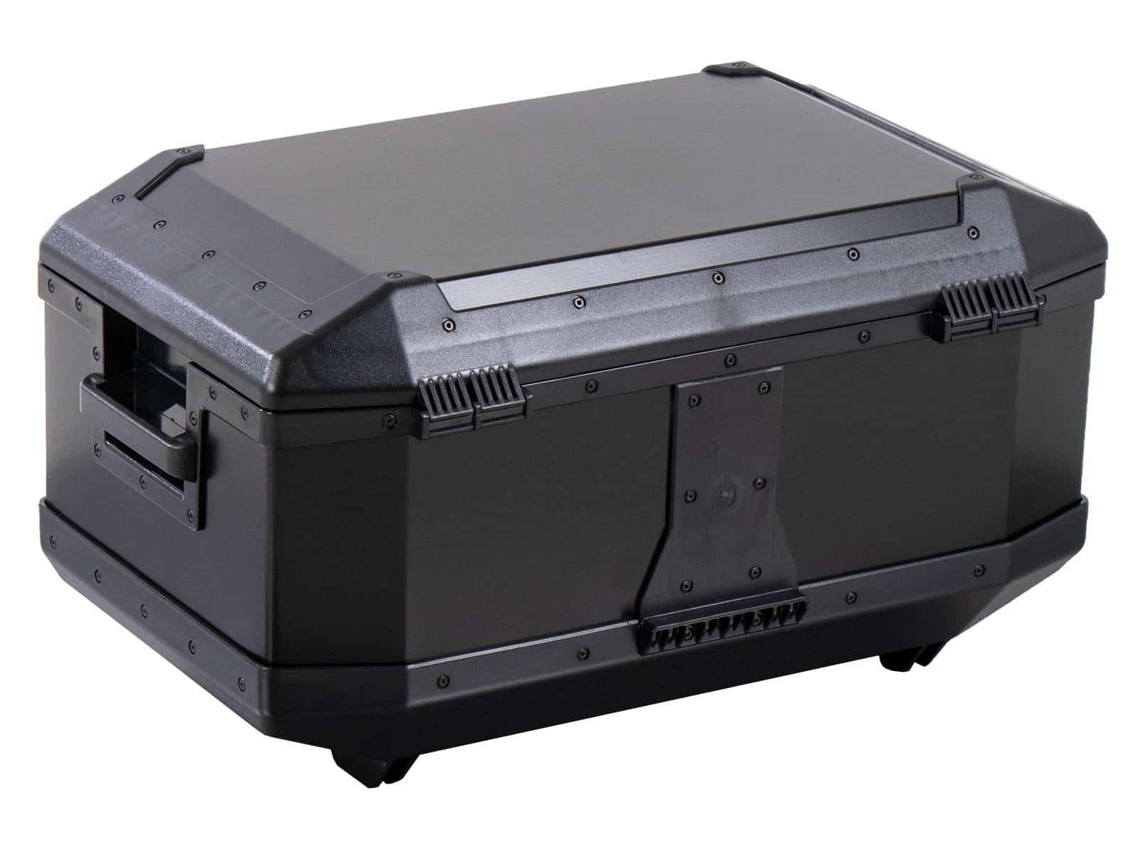 Topcase en aluminium Xplorer 60 litres aluminium noir Hepco & Becker
