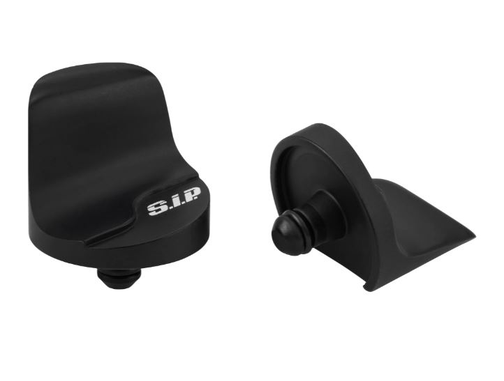 Cache trou de rétroviseur gauche & droite pour Vespa Primavera/Sprint/Elettrica 50-150ccm, noir mat