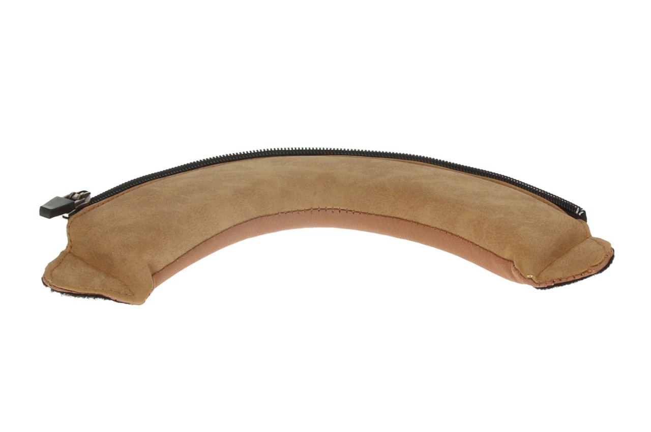 Coussin pour la nuque Helmo Milano, marron, avec fermeture éclair, lavable