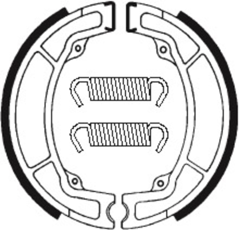 Mâchoires de frein organiques Tecnium Off-Road - BA033