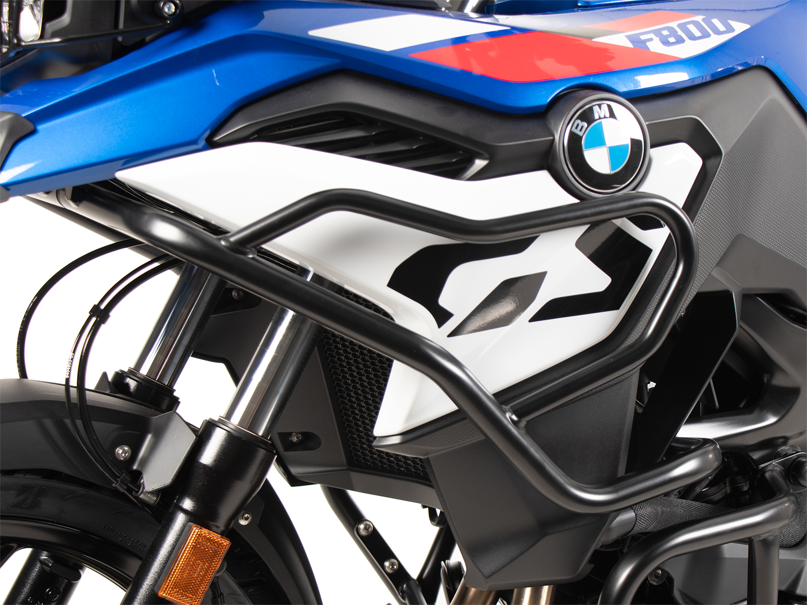 Arceau de protection du réservoir noir pour BMW F 800 GS (24-) Hepco & Becker