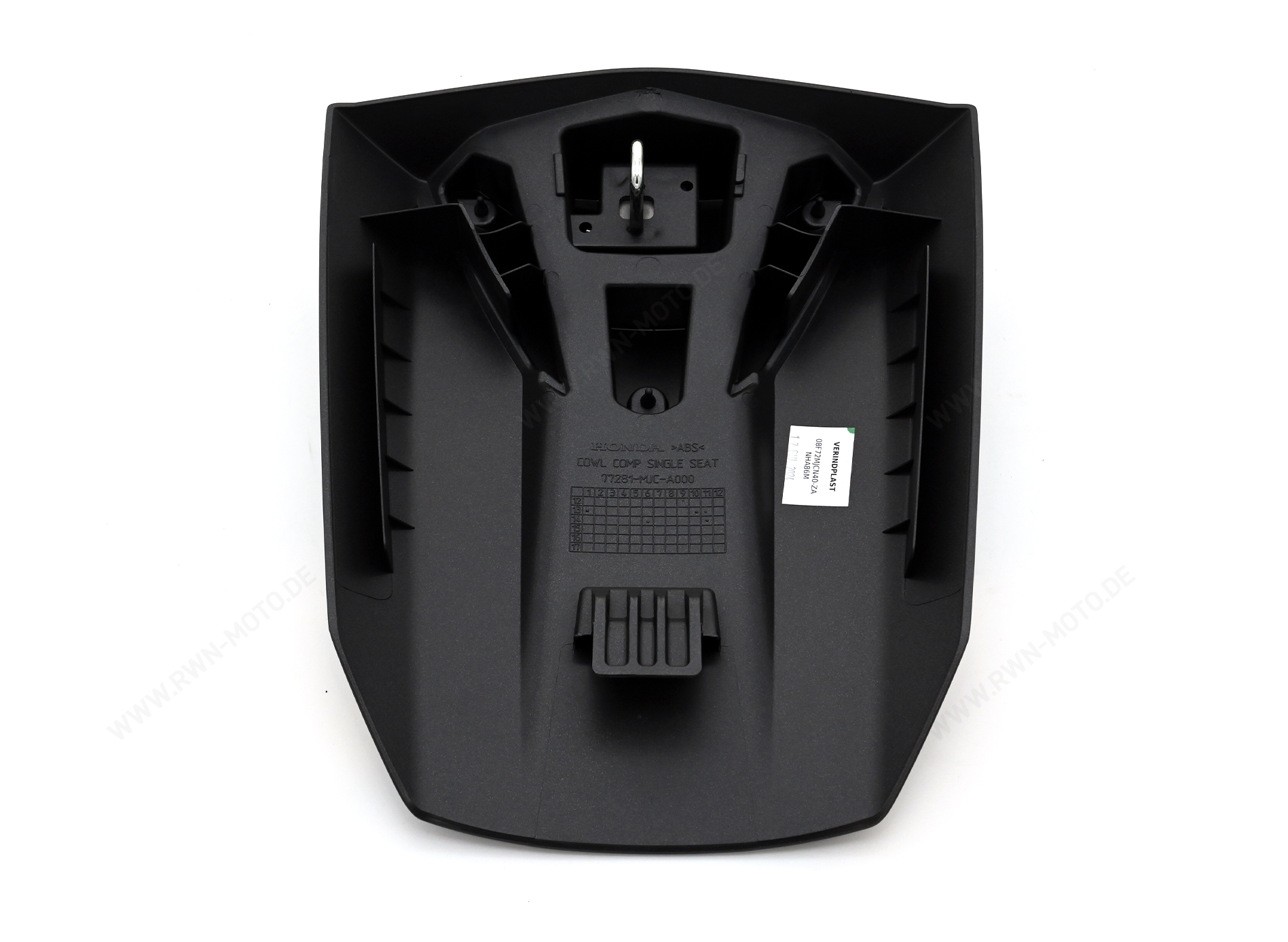 Couvre siège passager noir pour Honda CBR 600 RR (24-) Original