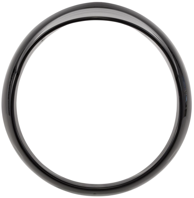 Anneau de lampe pour Vespa Primavera 50-150ccm 2T/4T, noir brillant