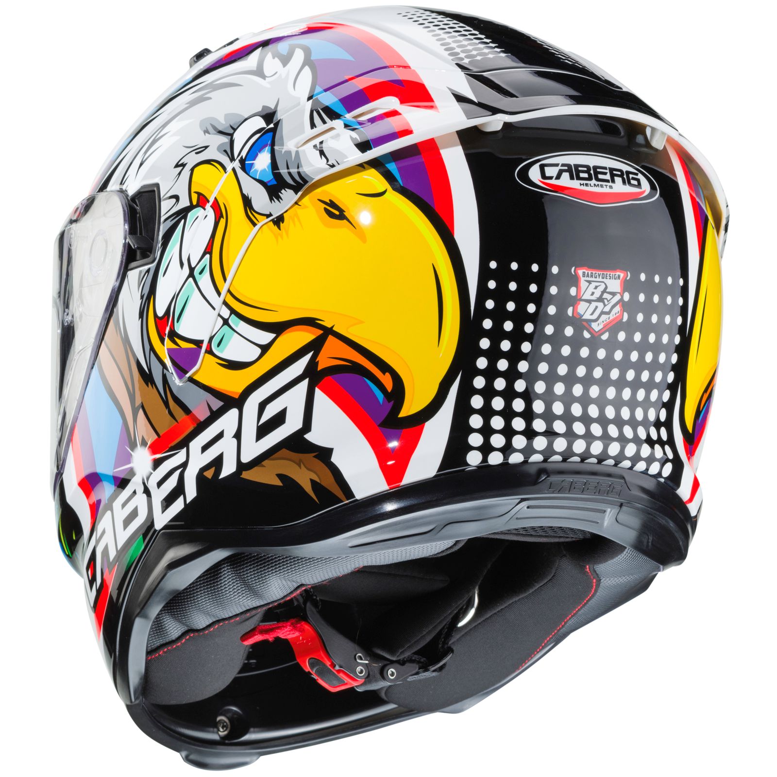 Caberg casque Avalon Hawk, blanc/noir-bleu