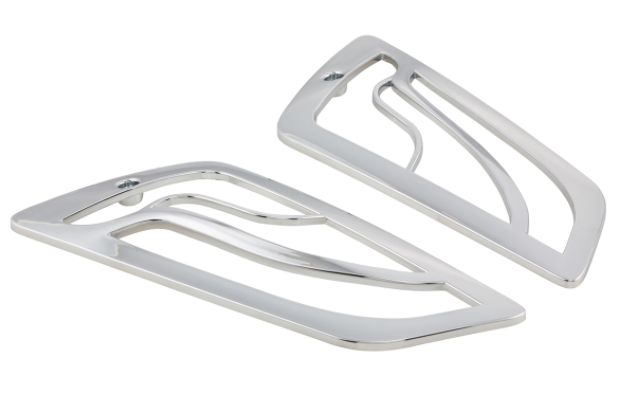 Grille de clignotants droite et gauche, avant pour Vespa GTS/GTS Super/GTV/GT 60/GT/GT L, chromée