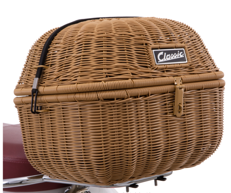 Panier à bagages Classic pour Vespa, marron
