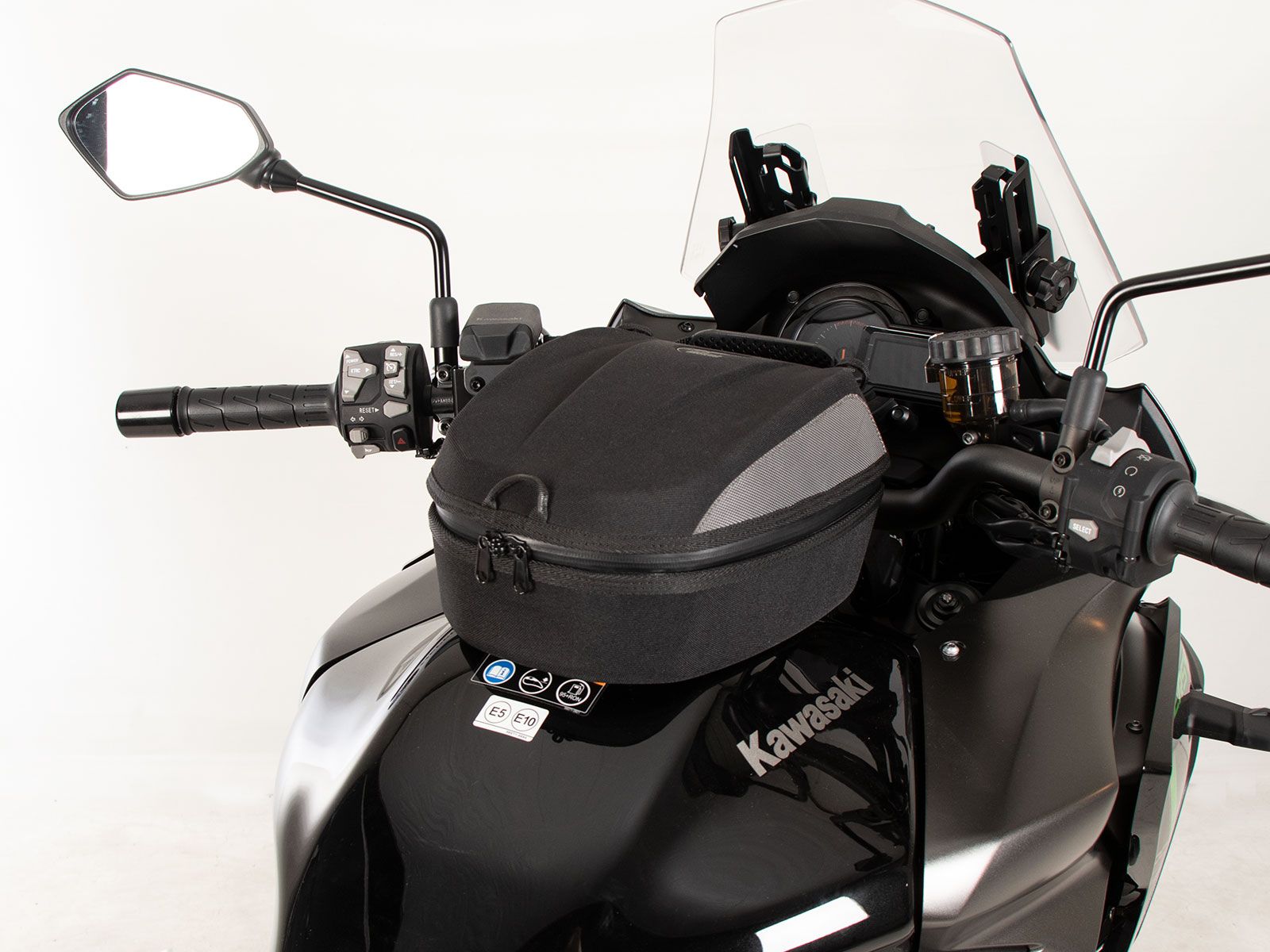 Anneau de réservoir Basic avec unité de fermeture de la sacoche de réservoir pour Kawasaki Versys 1100 /SE (25- ) Hepco & Becker