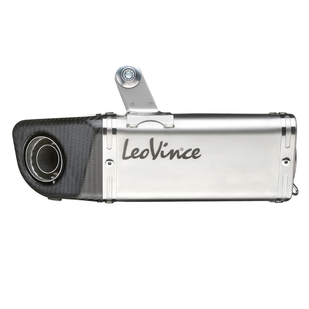 LeoVince Système d'échappement Underbody Evo 2, Slip On pour Kawasaki ER-6n/f / Ninja 650R / Versys 650