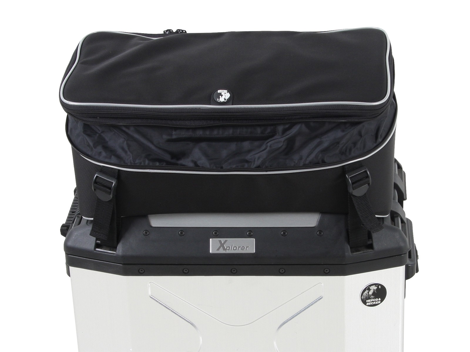 Sacoche supérieure pour valise latérale Xplorer 40 couvercle (12-19L) Hepco & Becker