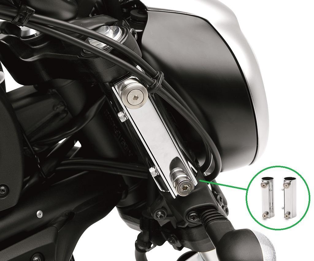 Support de fourche Quick Release pour pare-brise pour Vulcan S (année 15-19) Original Kawasaki