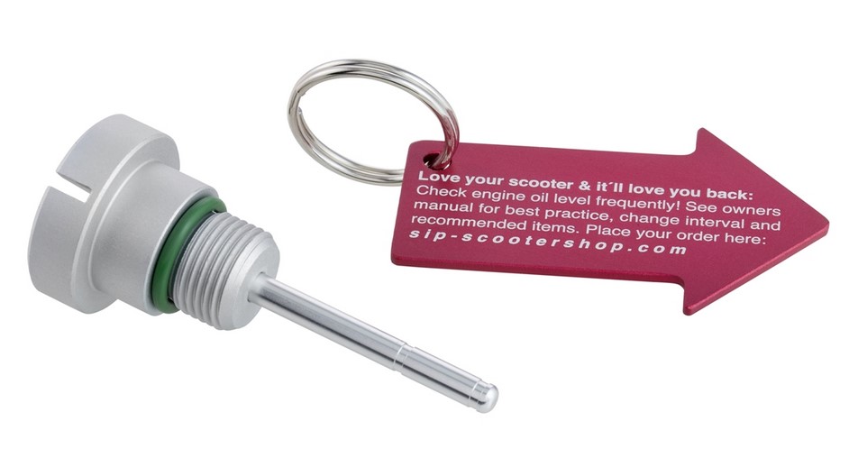 Bouchon de remplissage d'huile moteur pour Vespa, argent mat