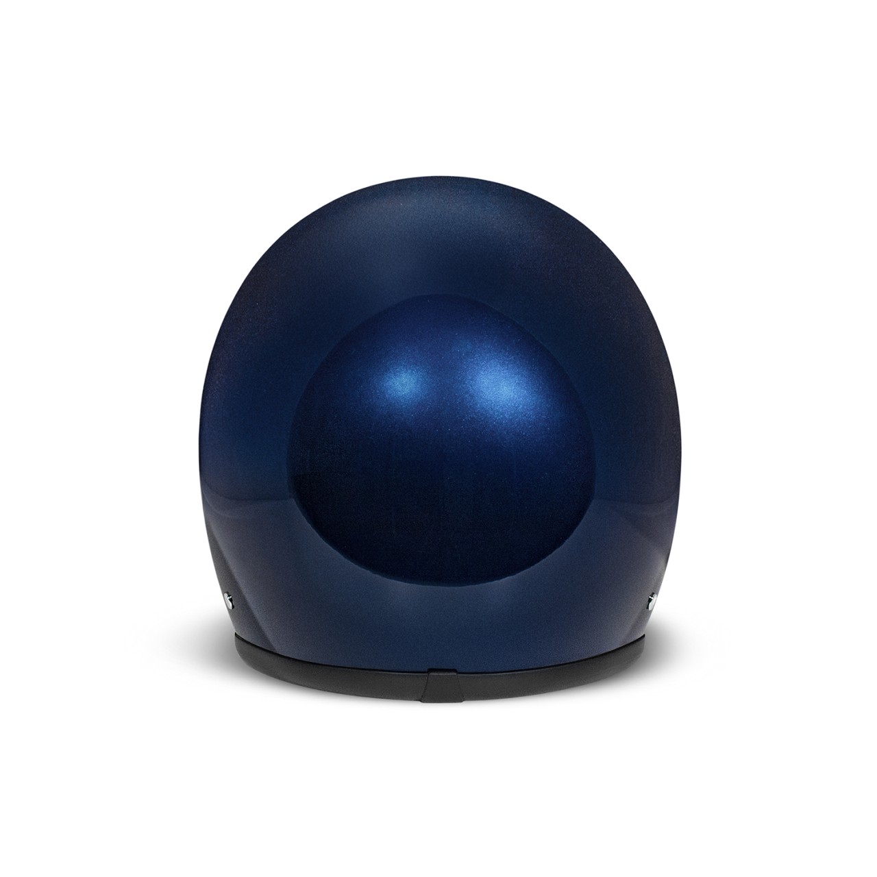 DMD casque jet rétro, bleu, paillettes, Deep Blue, fibre de verre, ECE 22.06