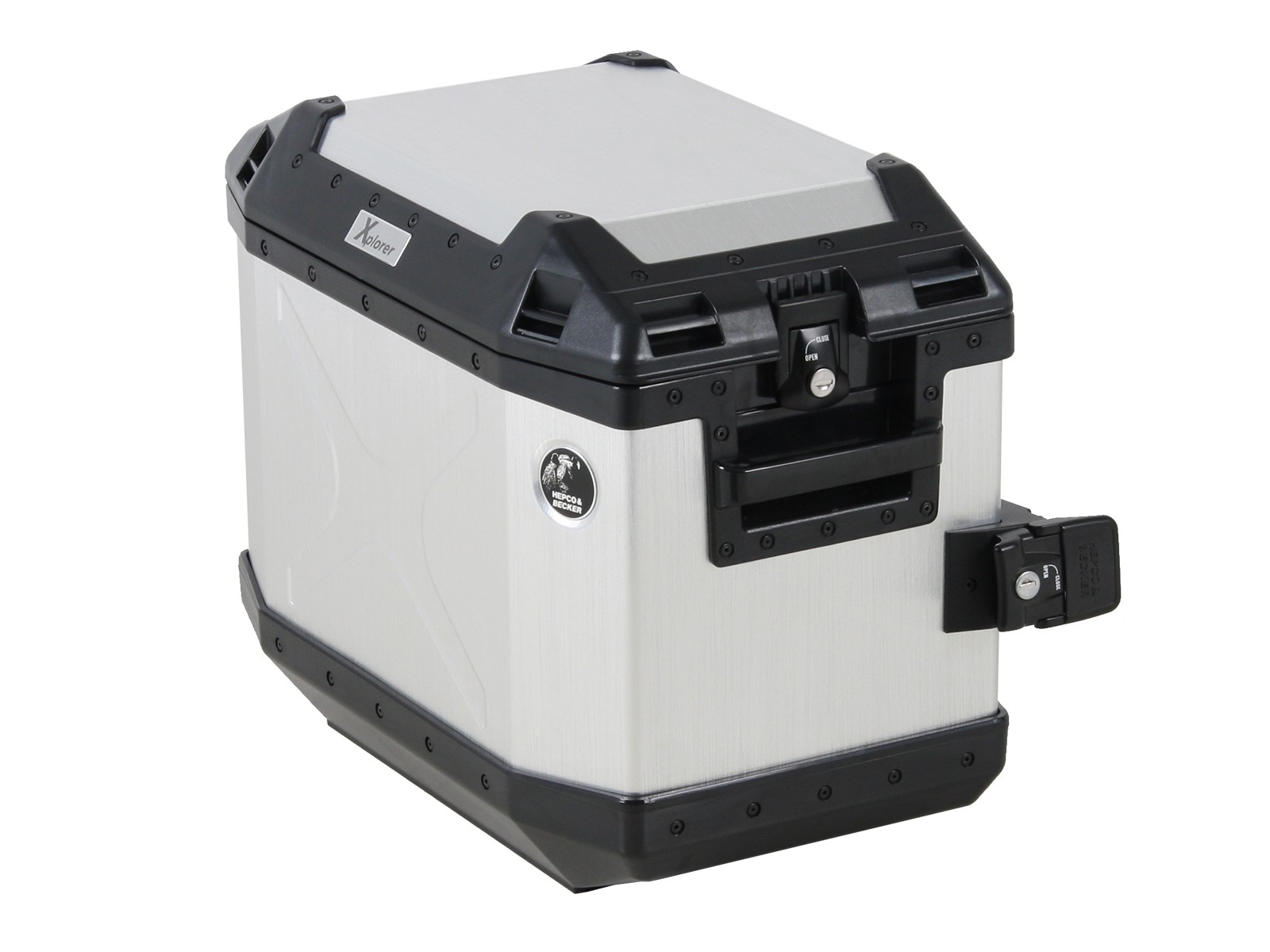 Valises latérales Alu Xplorer 40 argent Hepco & Becker