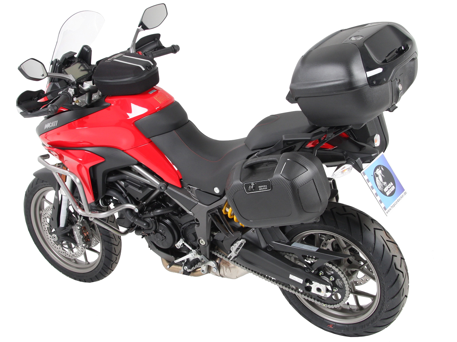 Anneau de réservoir Basic avec unité de fermeture de la sacoche de réservoir pour Ducati Multistrada 950 /S (17-21)