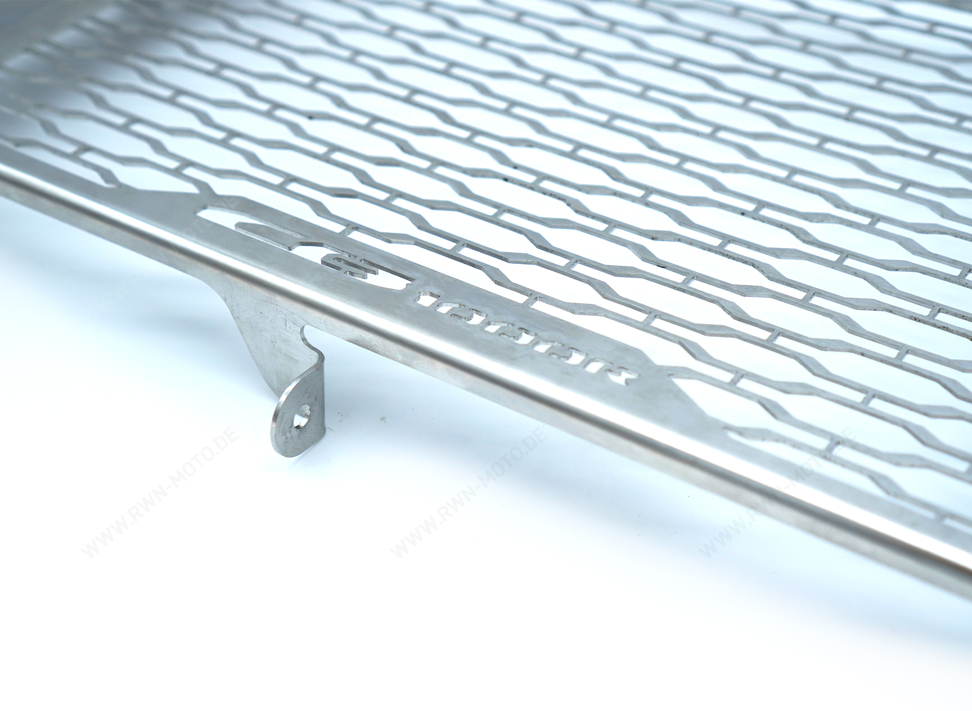 Carénage de radiateur (argent) en acier inoxydable avec logo CB pour Honda CB1000R 2021-