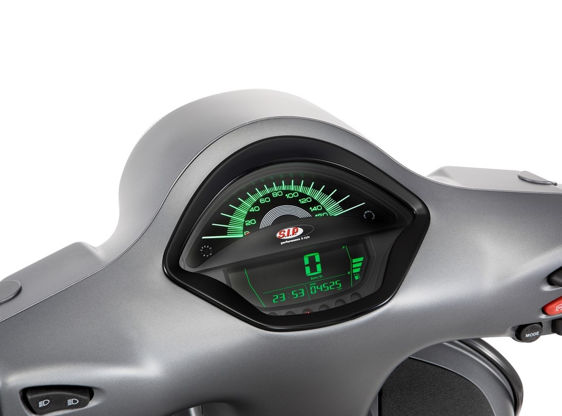 Compte-tours/tachymètre pour Vespa GTS/GTS Super 300ccm FL ('14-), noir