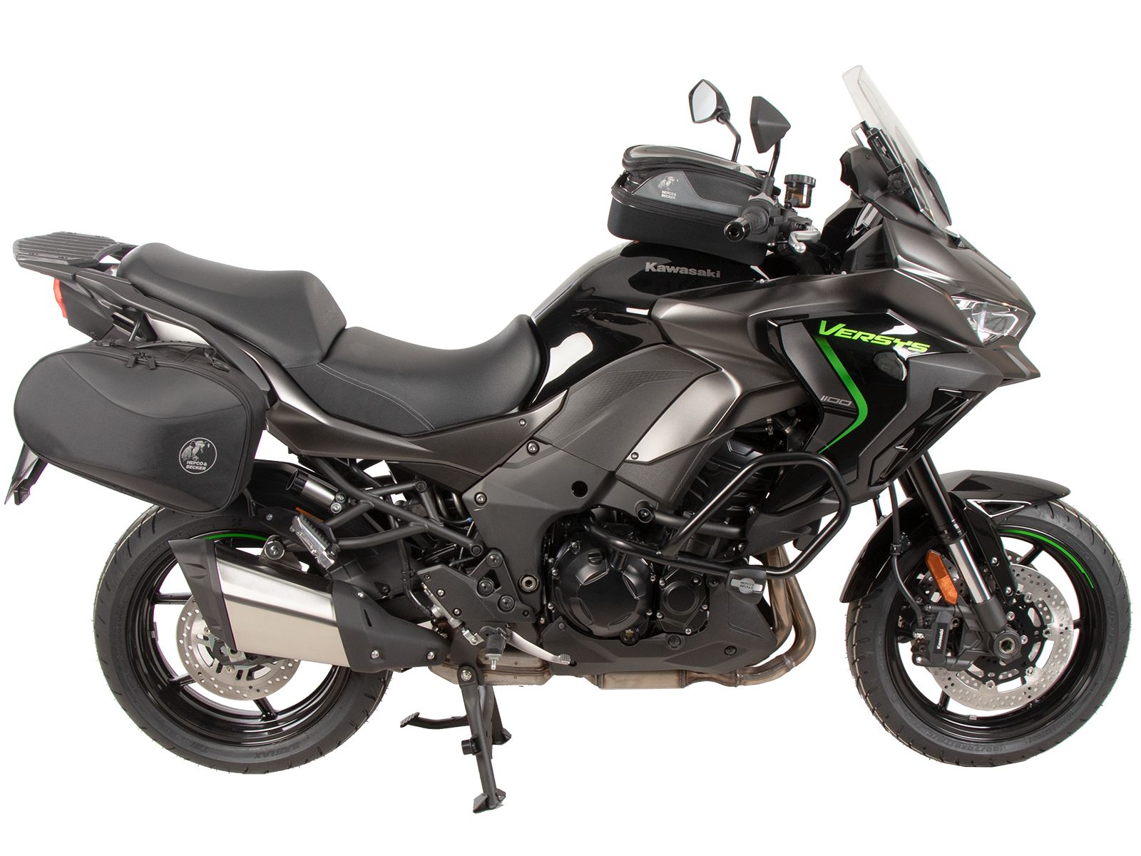 Anneau de réservoir Basic avec unité de fermeture de la sacoche de réservoir pour Kawasaki Versys 1100 /SE (25- ) Hepco & Becker