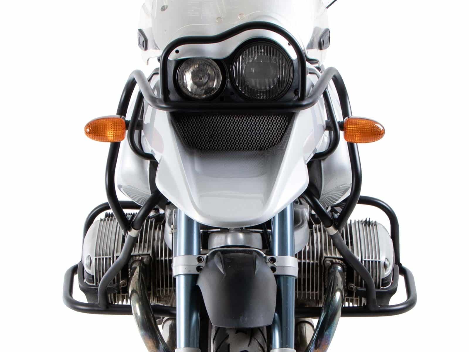 Arceau de protection du réservoir argenté pour combinaison avec l'arceau de protection du moteur pour BMW R 1150 GS (00-04)