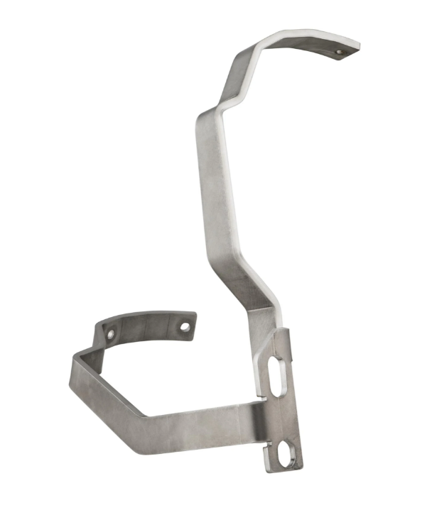 Support aile 2.0 Garelli pour Vespa PX 80-200ccm, inox brossé