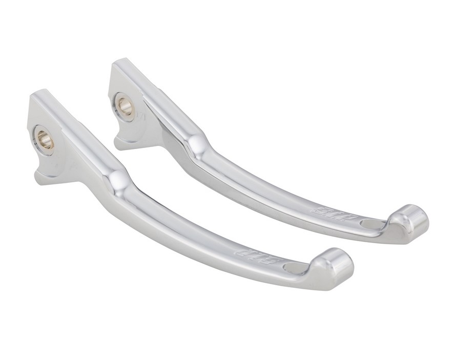 Jeu de leviers de frein sport pour Vespa, droite et gauche, chromé