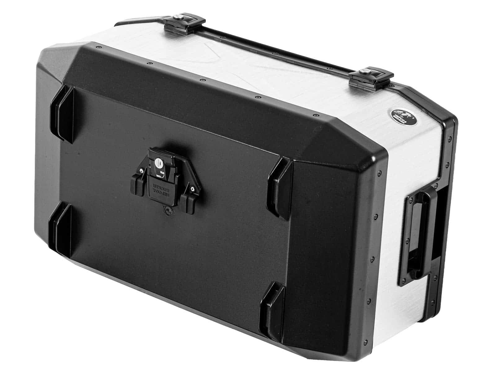 Topcase en aluminium Xplorer 60 litres aluminium argenté Hepco & Becker