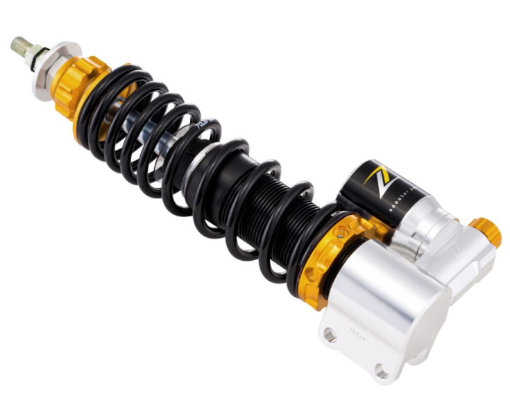 Amortisseur "Black Edition", avant pour Vespa Primavera/Sprint 50 -150ccm ('17-), argent/orange/noir