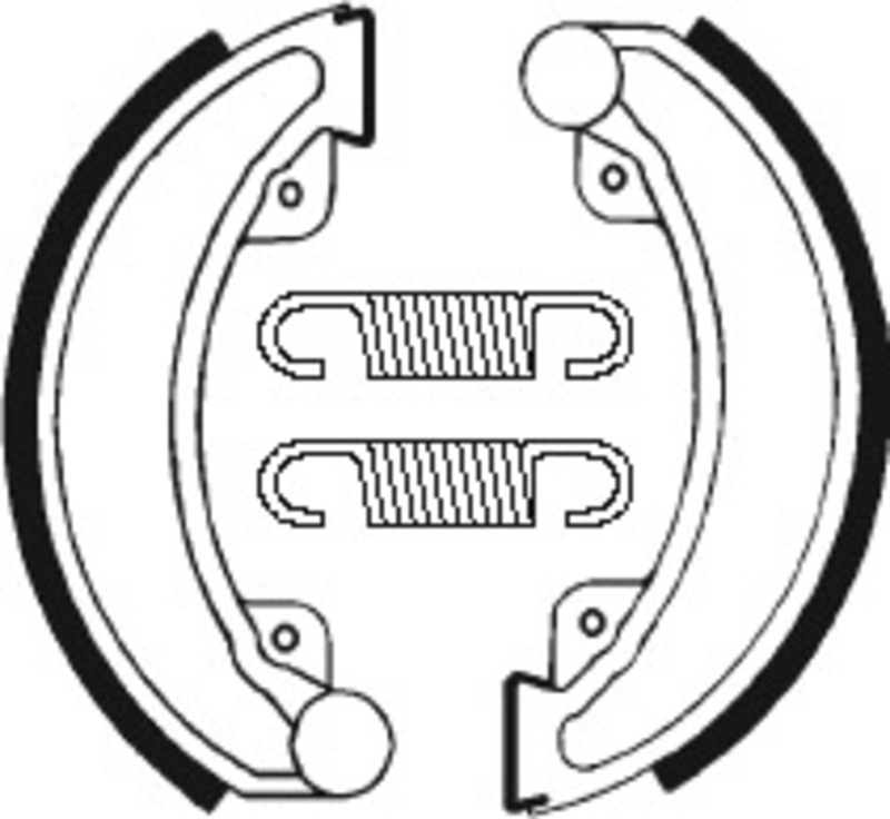 Mâchoires de frein organiques Tecnium Street - BA030