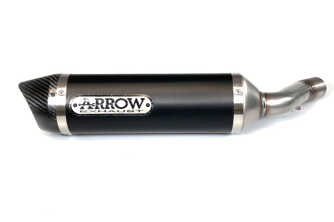 ARROW échappement DARK THUNDER aluminium noir pour Honda CB600F 2007-2013