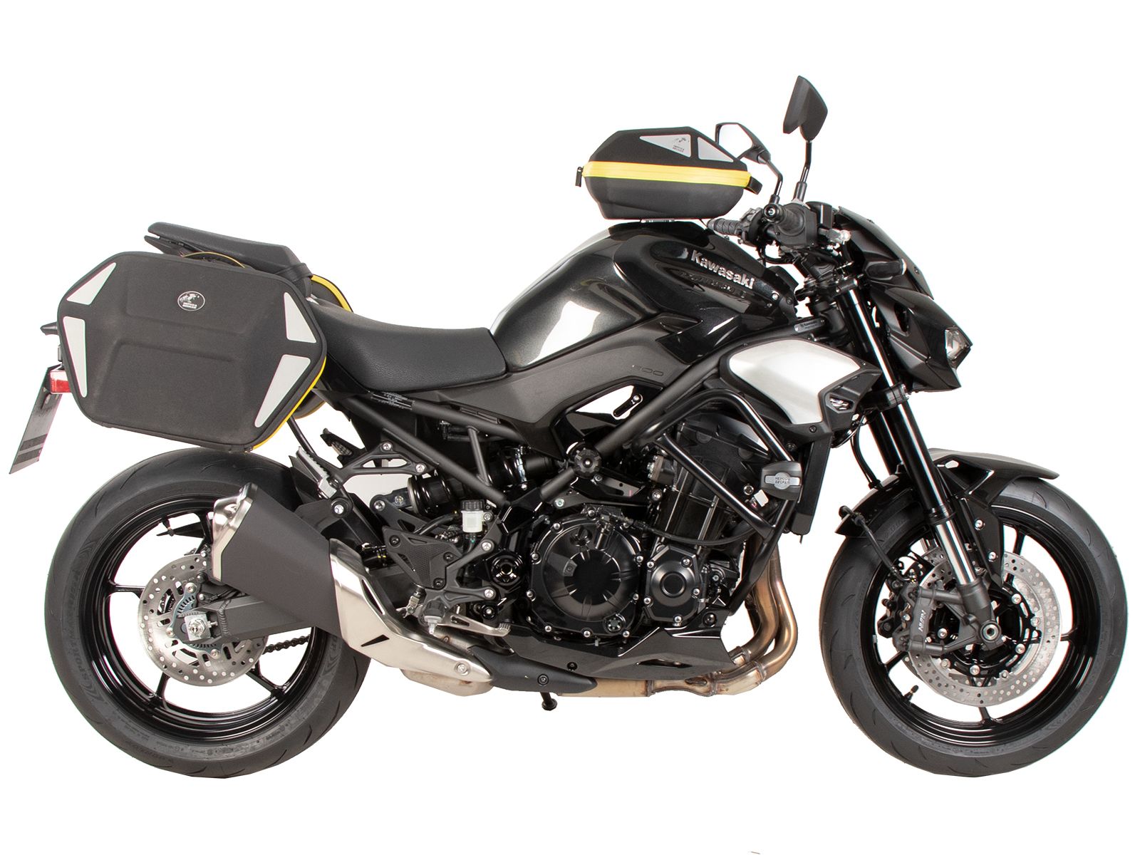 Anneau de réservoir Basic avec unité de fermeture de la sacoche de réservoir pour Kawasaki Z 900 /SE (25- ) Hepco & Becker