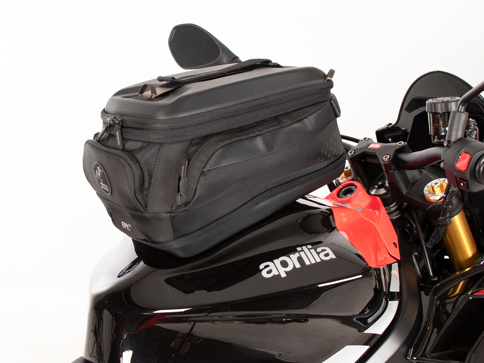 Anneau de réservoir Basic avec unité de fermeture de la sacoche de réservoir pour Aprilia Tuono 660 Factory (22-)