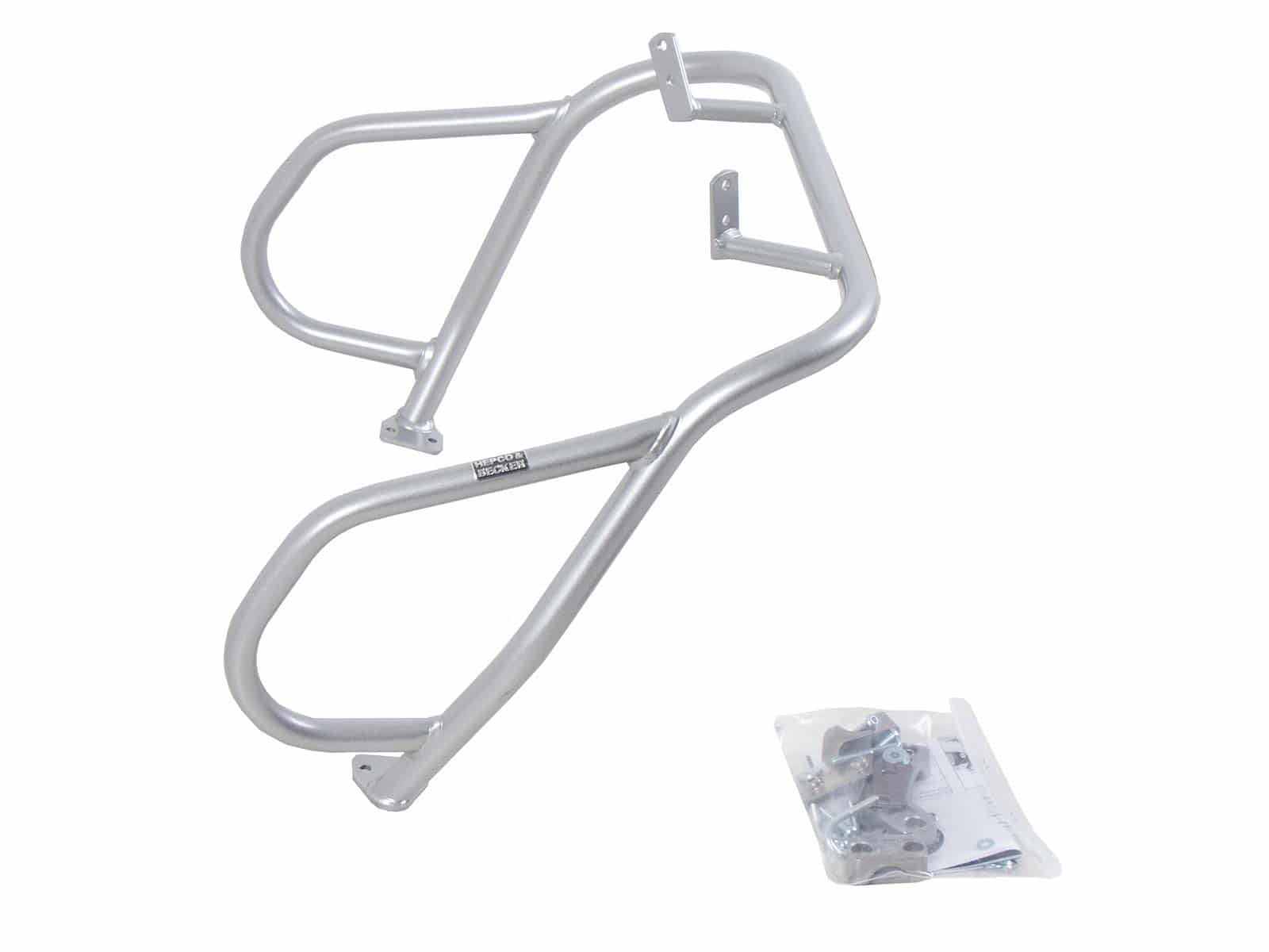 Arceau de protection du réservoir argenté pour BMW R 1200 GS (04-07) Hepco & Becker