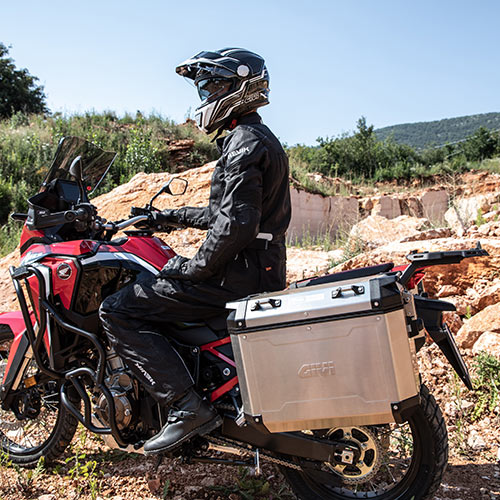 Givi Valise latérale en aluminium Simple Trekker Outback 48L Monokey - Droite