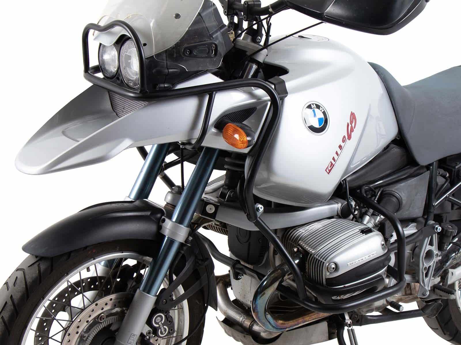 Arceau de protection du réservoir argenté pour combinaison avec l'arceau de protection du moteur pour BMW R 1150 GS (00-04)
