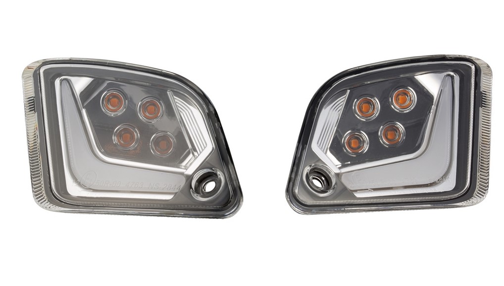 Kit clignotants arrière gauche/droite pour Vespa GTS/GTS Super/GTV 125-300ccm ('14-), clair