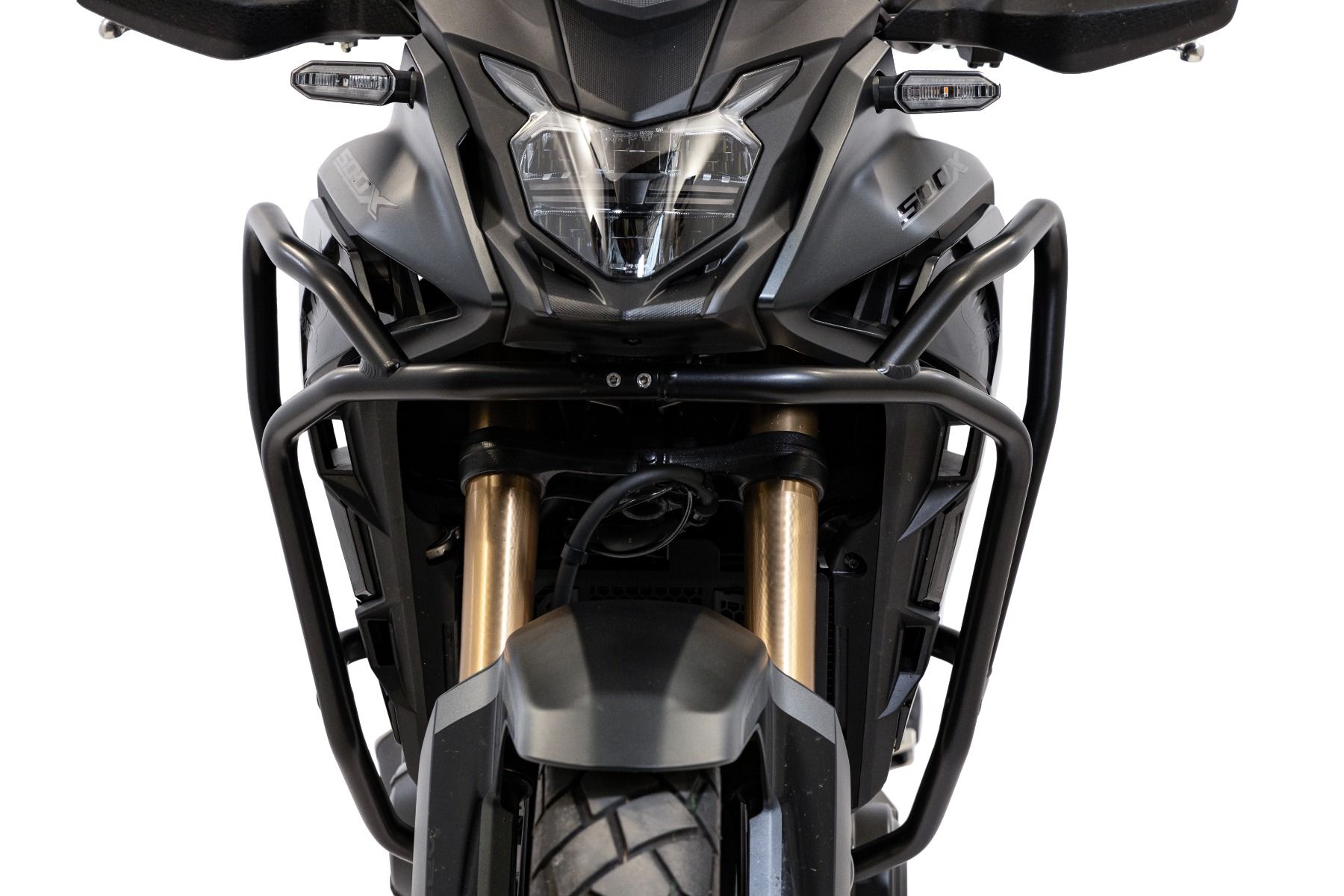 Pare-chocs en aluminium, haut pour Honda CB 500 X, noir