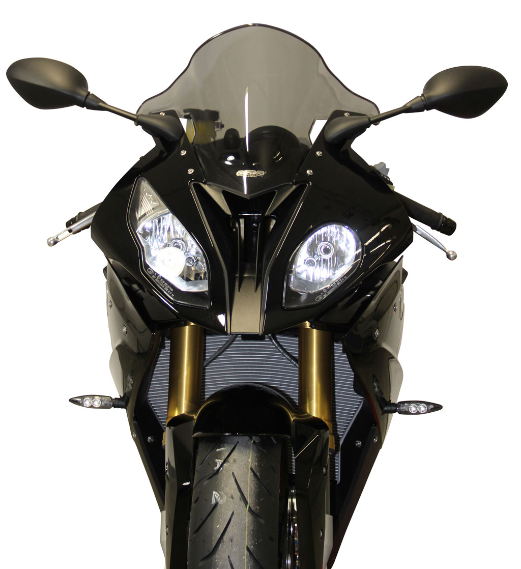 Ecran racing MRA "R" gris fumé pour BMW S1000 RR /HP4 (année 15-18)