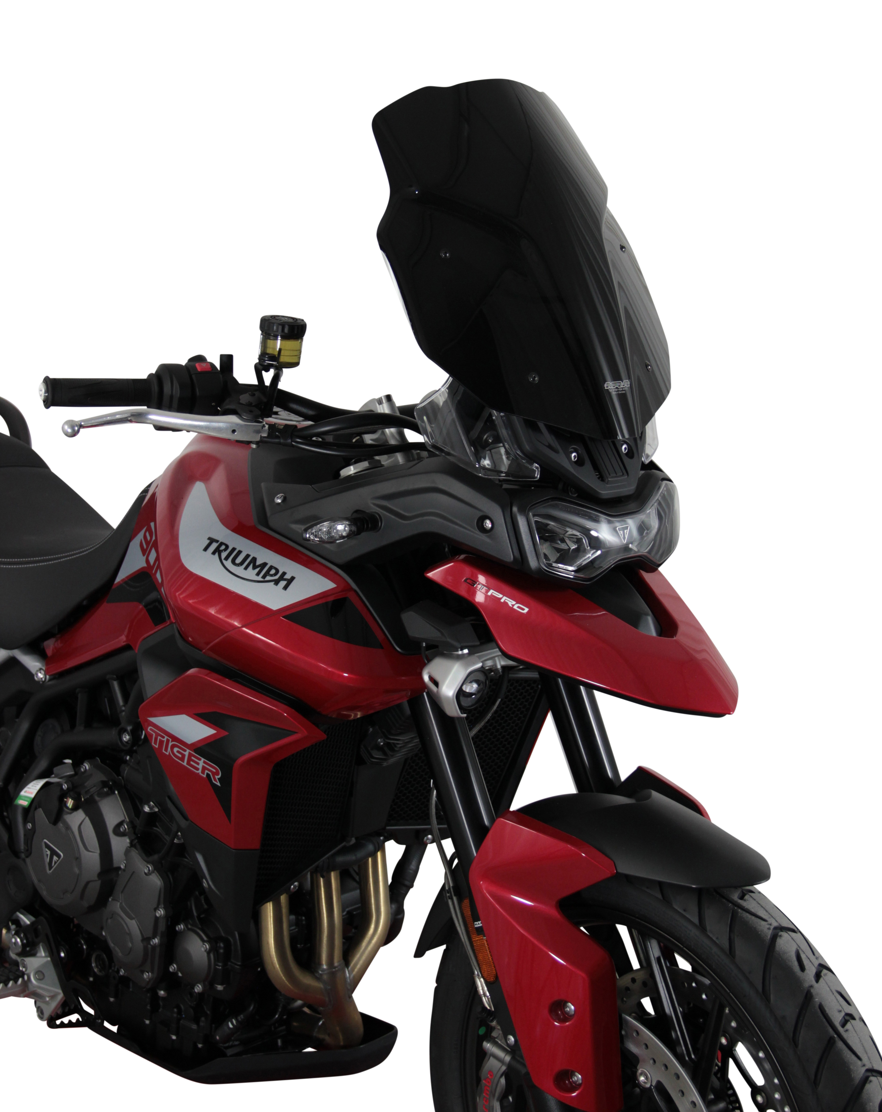 Pare-brise de randonnée MRA "TM" pour TRIUMPH TIGER 900 /GT PRO (année 19-) - gris fumée