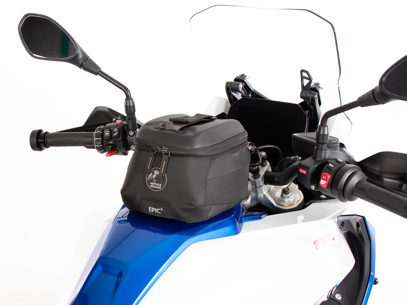 Anneau de réservoir Basic avec unité de fermeture de la sacoche de réservoir pour BMW F 900 XR (25-) Hepco & Becker