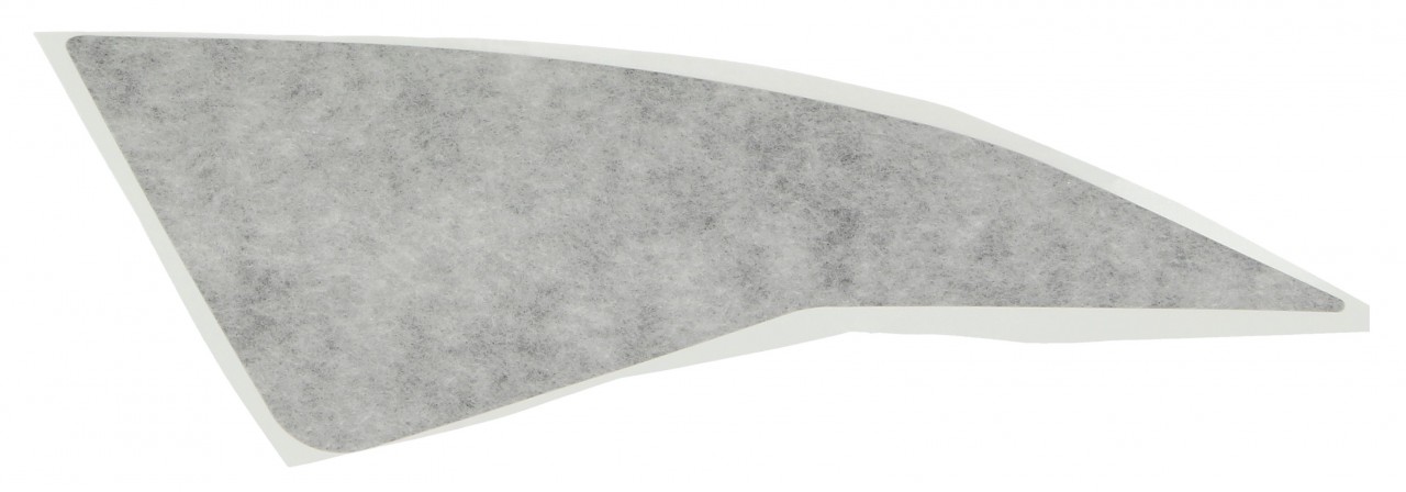 Décor, droite noir pour Aprilia Dorsoduro 900