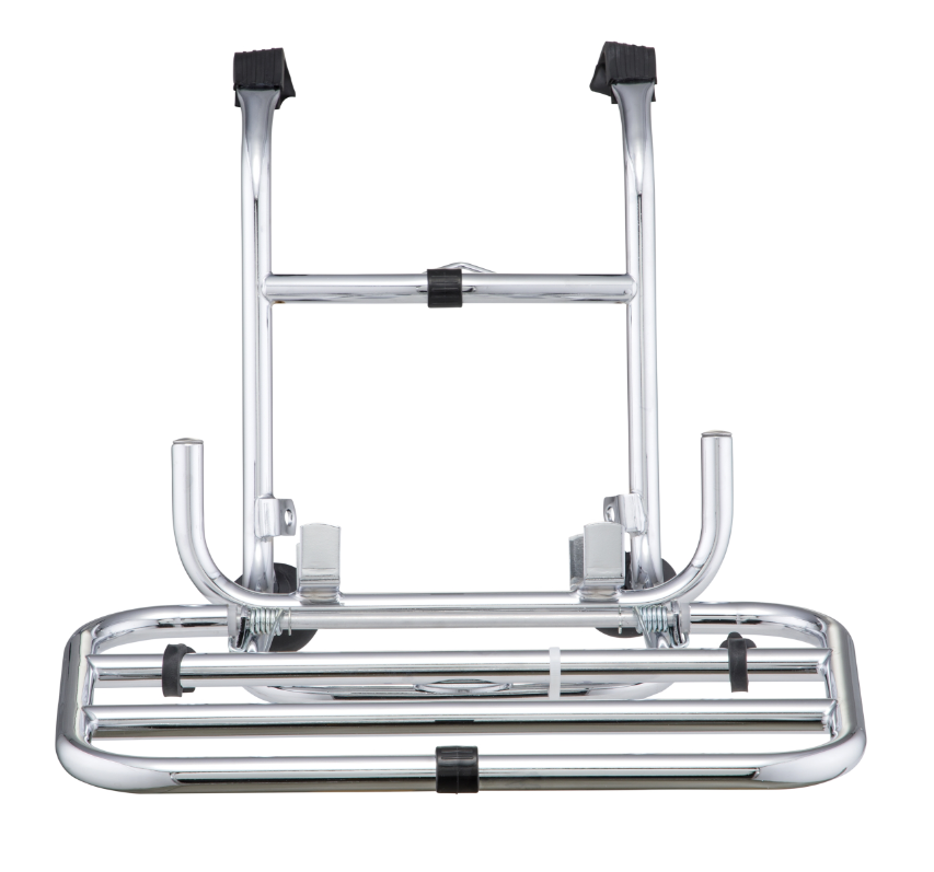 Porte-bagages avant pour Vespa PX 80-200ccm, pliable, chrome