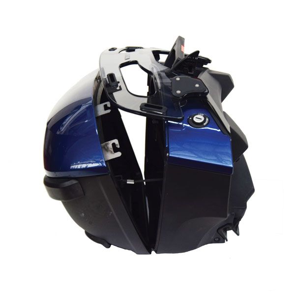 Porte-bagages pour valises latérales BMW K 1600 GT/GTL, R 1250 RT, R 1200 RT, PMMA, transparent