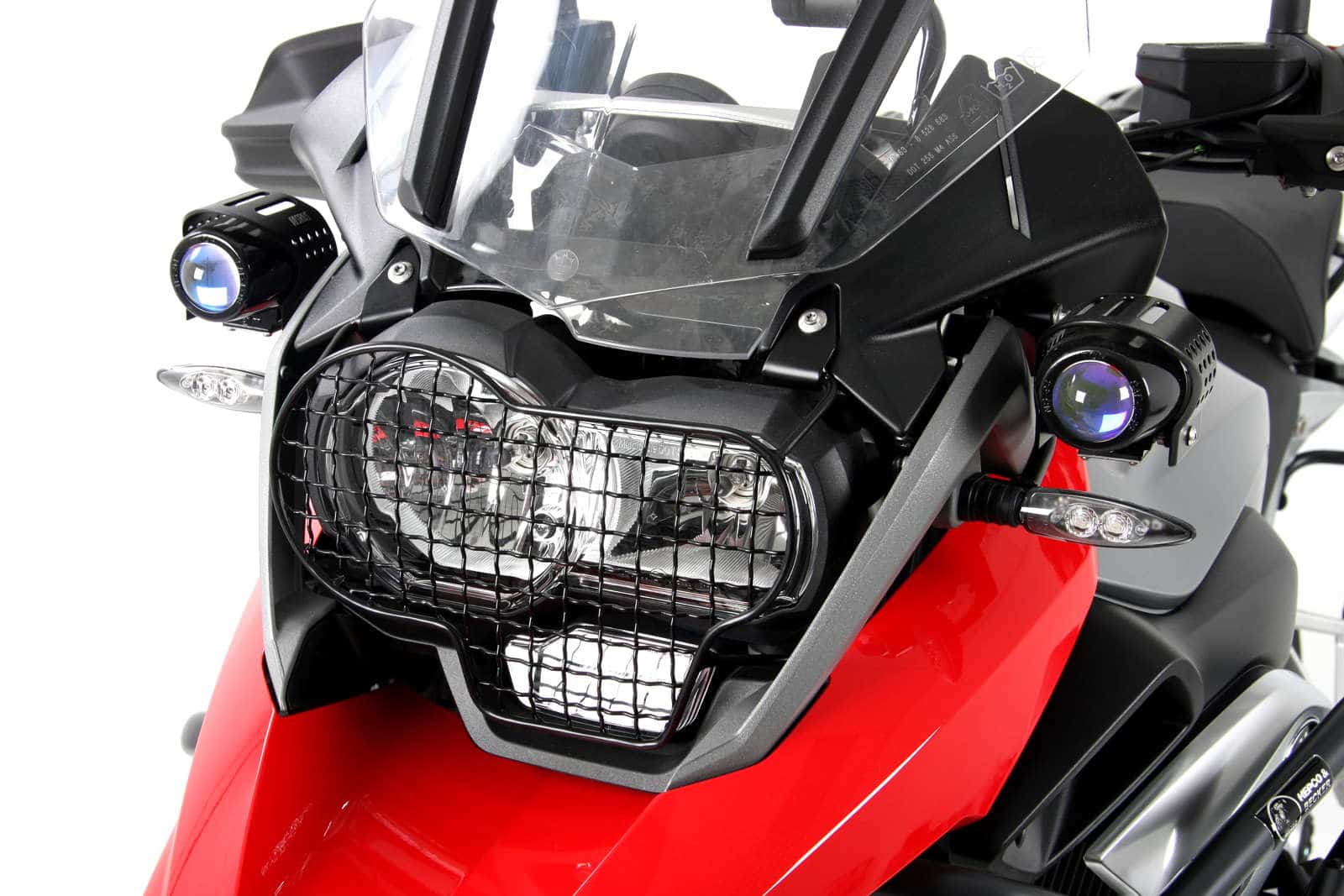 Grille de protection des feux noire pour BMW R 1200 GS LC (2013) Hepco & Becker