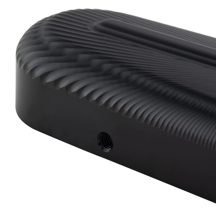 Couvre-bras ZELIONI 3D pour Vespa, noir anodisé