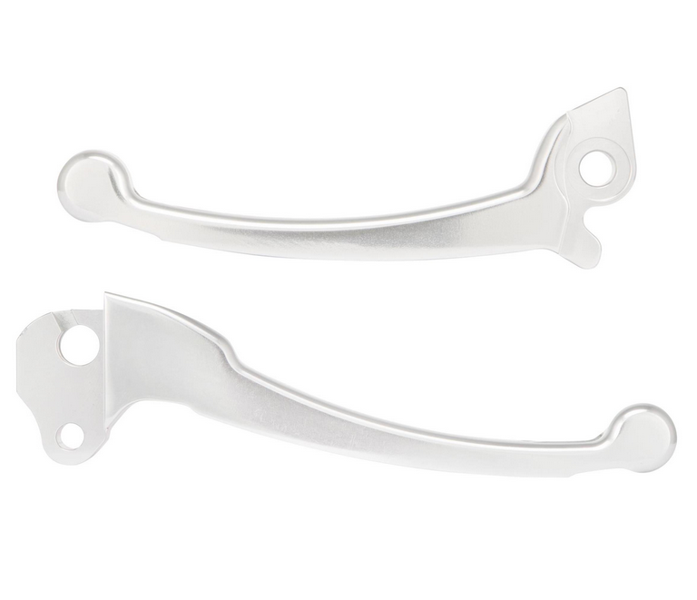 Kit levier sport embrayage/frein pour Vespa PX 125-200cc, HBZ Grimeca, droite/gauche, argenté