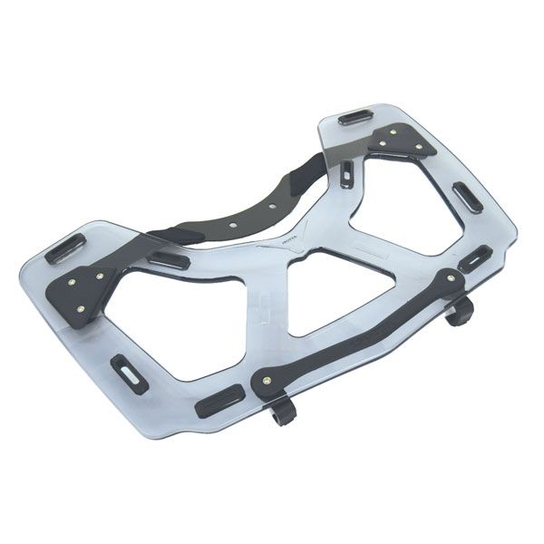 Porte-bagages pour top case BMW K 1600 GT /R 1250 RT /R 1200 RT, PMMA, fumé clair